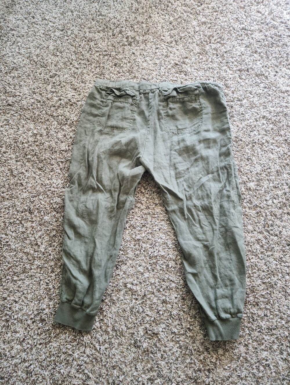 Caslon Olive Green Men's Jogger Pants